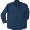 Key Button Denim Shirt, Long Sleeve