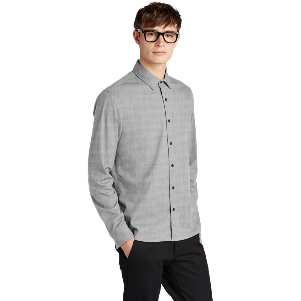 Mercer+Mettle Men's Long Sleeve Stretch Woven Shirt Mercer+Mettle Men's Long Sleeve Stretch Woven Shirt -Allseasons Uniforms Shop MM2000@1