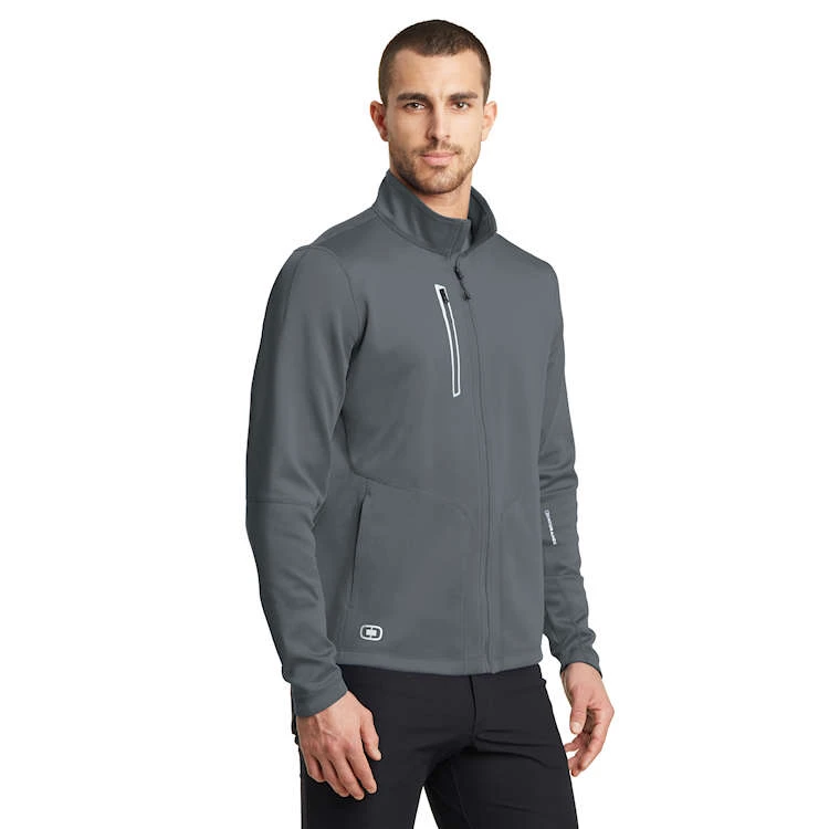 OGIO® ENDURANCE Fulcrum Full Zip Jacket OGIO® ENDURANCE Fulcrum Full Zip Jacket -Allseasons Uniforms Shop OGOE700@3