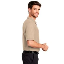 Port Authority® Silk Touch™ Polo With Pocket -Allseasons Uniforms Shop PAK500P@2