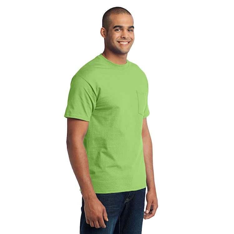 Port & Company® Core Blend Pocket Tee Port & Company® Core Blend Pocket Tee -Allseasons Uniforms Shop PCPC55P@1