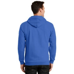 Port & Company® Essential Fleece Full-Zip Hooded Sweatshirt Sweatshirt -Allseasons Uniforms Shop PCPC90ZH@4