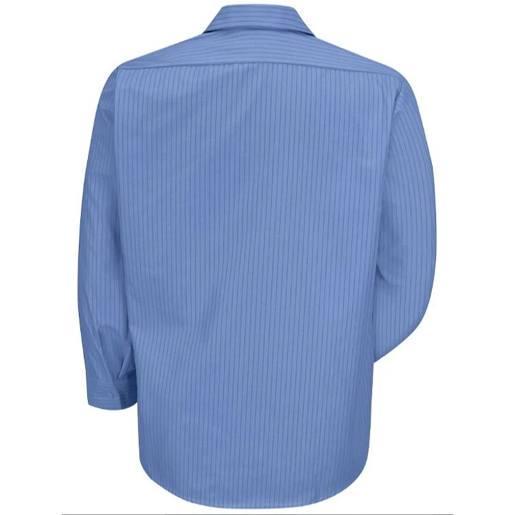 Red Kap Men's Industrial Stripe Long Sleeve Work Shirt Red Kap Men's Industrial Stripe Long Sleeve Work Shirt -Allseasons Uniforms Shop RCSB12 1