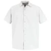 Red Kap Men's Specialized SS Pocketless Polyester Work Shirt