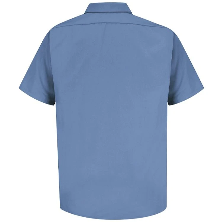 Red Kap Men's Specialized SS Pocketless Polyester Work Shirt Red Kap Men's Specialized SS Pocketless Polyester Work Shirt -Allseasons Uniforms Shop RCSS26 1