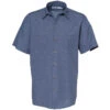 Reed SoftTouch Micro Check Work Short Sleeve Shirt